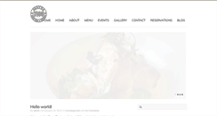 Desktop Screenshot of bistro1860.com